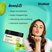 Inatur Peppermint Lip Gel 10g Lip Moisturizer