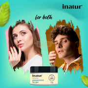 Inatur Peppermint Lip Gel 10g Lip Moisturizer