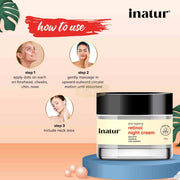 Inatur Retinol Night Cream 50g Face Care