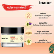 Inatur Retinol Night Cream 50g Face Care