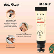 Inatur Retinol Under Eye Cream Eye Cream
