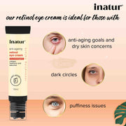 Inatur Retinol Under Eye Cream Eye Cream