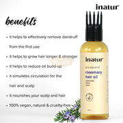 Inatur Rosemary Hair Oil 100ml Hair Oil