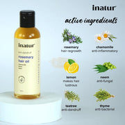 Inatur Rosemary Hair Oil 100ml Hair Oil