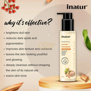 Inatur Sandal Face Wash 100ml Face Wash