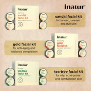 Inatur Sandal Facial Kit (4x25g) Face Care