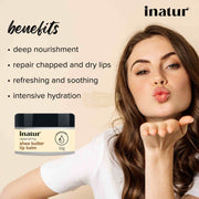 Inatur Shea Butter Lip Balm Lip Moisturizer
