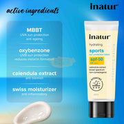Inatur Sports Sun Protection Lotion SPF50 60ml Sunscreen