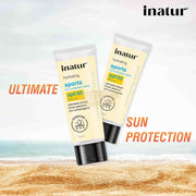 Inatur Sports Sun Protection Lotion SPF50 60ml Sunscreen