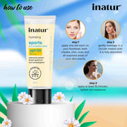 Inatur Sports Sun Protection Lotion SPF50 60ml Sunscreen