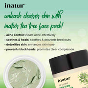 Inatur Tea Tree Face Pack Anti-Acne