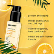 Inatur Vitamin C Sunscreen with SPF50 Sunscreen