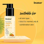 Inatur Vitamin C Sunscreen with SPF50 Sunscreen