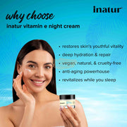 Inatur Vitamin E Night Cream 50g Face Moisturizer