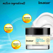 Inatur Vitamin E Night Cream 50g Face Moisturizer