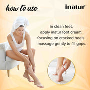 Inatur Shea Butter Foot Cream 50g