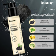 Inatur Charcoal Face Wash 100ml