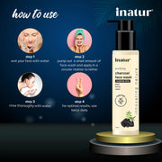 Inatur Charcoal Face Wash 100ml