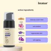 Inatur Collagen Foaming Face Wash 100ml