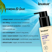 Inatur Collagen Sunscreen with SPF30