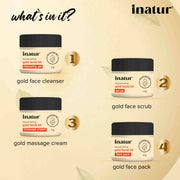 Inatur Gold Facial Kit (4x25g)