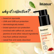 Inatur Kumkumadi Sunscreen with SPF30 50ml