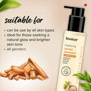 Inatur Sandal Face Wash 100ml