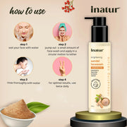 Inatur Sandal Face Wash 100ml