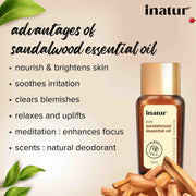 Inatur Sandalwood Pure Essential Oil 12ml