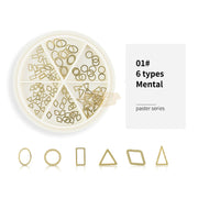 Industrial Metal Style Nail Art Decoration - Available in 3 designs 1 Nail Art