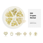 Industrial Metal Style Nail Art Decoration - Available in 3 designs 4 Nail Art