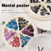 Industrial Metal Style Nail Art Decoration - Available in 3 designs Nail Art