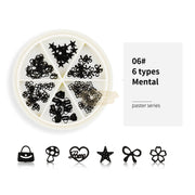 Industrial Metal Style Nail Art Decoration - Available in 3 designs Nail Art