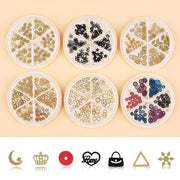 Industrial Metal Style Nail Art Decoration - Available in 3 designs Nail Art