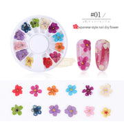 Japanese Style Dried Flowers Nail Deco 1 Nail Art