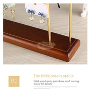 Jewelry Display Stand With Wooden Base (Organizer only) Jewelry Holder