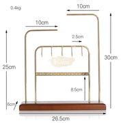 Jewelry Display Stand With Wooden Base (Organizer only) Jewelry Holder