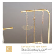 Jewelry Display Stand With Wooden Base (Organizer only) Jewelry Holder