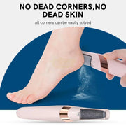 Jianlet USB Rechargeable Foot File with 2 Rollers Foot File