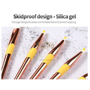 Kabuki Premium Synthetic Makeup Brush Set Purple (8 pieces) Makeup Accessories