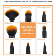 Kabuki Premium Synthetic Makeup Eyeliner Glue Brush Purple Makeup Accessories