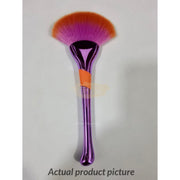 Kabuki Premium Synthetic Makeup Fan Brush Purple Makeup Accessories
