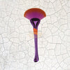 Kabuki Premium Synthetic Makeup Fan Brush Purple Makeup Accessories