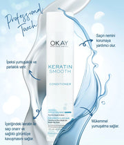 Okay Professional Keratin Smooth Conditioner 300ml | For Damaged & Dry Hair