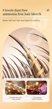 Keroa Blue Hair Bleach Powder 1000g | Up to 9 Levels Lift Hair Bleach Powder