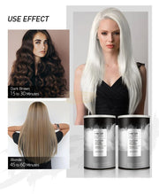 Keroa Blue Hair Bleach Powder 700g | Up to 9 Levels Lift Hair Bleaching Powder