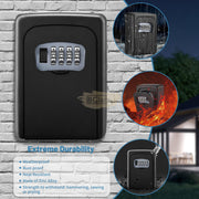 Key Safe Lock Box | White Lock box