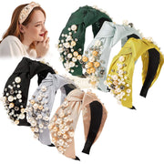 Knotted Pearl Headband Hair Accessories