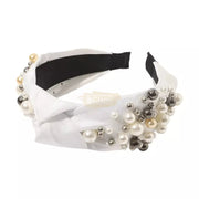 Knotted Pearl Headband White Hair Accessories