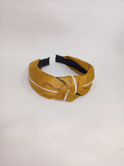 Knotted Wide Headband Design 16 2 Mustard Hair Accessories
